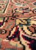 aalam red and orange wool hand knotted Rug - CloseUp aalam red and orange wool hand knotted Rug - CloseUp
