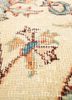 vintage gold wool hand knotted Rug - CloseUp vintage gold wool hand knotted Rug - CloseUp