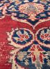 aalam red and orange wool hand knotted Rug - CloseUp aalam red and orange wool hand knotted Rug - CloseUp