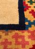 aalam gold wool hand knotted Rug - CloseUp aalam gold wool hand knotted Rug - CloseUp
