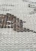 vintage ivory wool hand knotted Rug - CloseUp