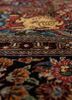 gulmarg red and orange silk hand knotted Rug - CloseUp gulmarg red and orange silk hand knotted Rug - CloseUp