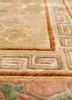 gulmarg gold silk hand knotted Rug - CloseUp