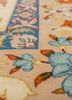 aalam ivory wool hand knotted Rug - CloseUp aalam ivory wool hand knotted Rug - CloseUp