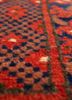 kiaan red and orange wool hand knotted Rug - CloseUp kiaan red and orange wool hand knotted Rug - CloseUp