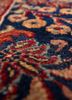 aalam red and orange wool hand knotted Rug - CloseUp aalam red and orange wool hand knotted Rug - CloseUp