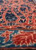 aalam red and orange wool hand knotted Rug - CloseUp aalam red and orange wool hand knotted Rug - CloseUp