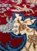 aalam red and orange wool hand knotted Rug - CloseUp aalam red and orange wool hand knotted Rug - CloseUp