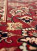 aalam red and orange wool and silk hand knotted Rug - CloseUp aalam red and orange wool and silk hand knotted Rug - CloseUp