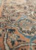 aalam beige and brown wool hand knotted Rug - CloseUp