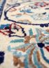 aalam green wool hand knotted Rug - CloseUp aalam green wool hand knotted Rug - CloseUp