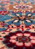 aalam blue wool hand knotted Rug - CloseUp aalam blue wool hand knotted Rug - CloseUp