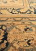 aalam beige and brown wool hand knotted Rug - CloseUp