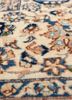 aalam beige and brown wool hand knotted Rug - CloseUp