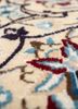 aalam gold wool hand knotted Rug - CloseUp