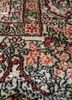 gulmarg red and orange silk hand knotted Rug - CloseUp
