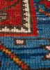 kiaan blue wool hand knotted Rug - CloseUp