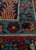 aalam blue wool hand knotted Rug - CloseUp aalam blue wool hand knotted Rug - CloseUp