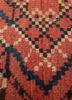 kiaan red and orange wool hand knotted Rug - CloseUp