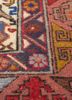 kiaan red and orange wool and silk hand knotted Rug - CloseUp