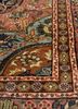 gulmarg blue silk hand knotted Rug - CloseUp gulmarg blue silk hand knotted Rug - CloseUp