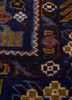 kiaan blue wool hand knotted Rug - CloseUp kiaan blue wool hand knotted Rug - CloseUp