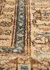 kiaan green wool hand knotted Rug - CloseUp