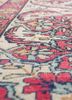 aalam pink and purple wool hand knotted Rug - CloseUp aalam pink and purple wool hand knotted Rug - CloseUp