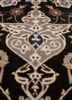 aalam ivory wool and silk hand knotted Rug - CloseUp aalam ivory wool and silk hand knotted Rug - CloseUp