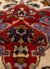 aalam gold wool and silk hand knotted Rug - CloseUp aalam gold wool and silk hand knotted Rug - CloseUp