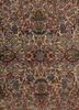 aalam pink and purple wool hand knotted Rug - CloseUp aalam pink and purple wool hand knotted Rug - CloseUp