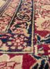 aalam pink and purple wool hand knotted Rug - CloseUp aalam pink and purple wool hand knotted Rug - CloseUp