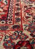 aalam red and orange wool hand knotted Rug - CloseUp aalam red and orange wool hand knotted Rug - CloseUp