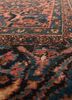 aalam grey and black wool hand knotted Rug - CloseUp