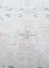 vintage ivory wool hand knotted Rug - CloseUp