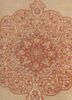 aalam red and orange wool hand knotted Rug - CloseUp aalam red and orange wool hand knotted Rug - CloseUp