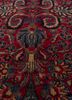 aalam pink and purple wool hand knotted Rug - CloseUp aalam pink and purple wool hand knotted Rug - CloseUp