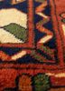 aalam red and orange wool hand knotted Rug - CloseUp aalam red and orange wool hand knotted Rug - CloseUp