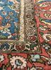 aalam blue wool hand knotted Rug - CloseUp aalam blue wool hand knotted Rug - CloseUp