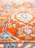 aalam red and orange wool hand knotted Rug - CloseUp aalam red and orange wool hand knotted Rug - CloseUp