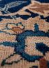 aalam blue wool hand knotted Rug - CloseUp aalam blue wool hand knotted Rug - CloseUp