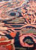 aalam red and orange wool hand knotted Rug - CloseUp aalam red and orange wool hand knotted Rug - CloseUp