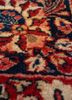 aalam red and orange wool hand knotted Rug - CloseUp aalam red and orange wool hand knotted Rug - CloseUp