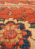 aalam red and orange wool hand knotted Rug - CloseUp aalam red and orange wool hand knotted Rug - CloseUp