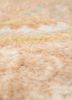 aalam gold wool hand knotted Rug - CloseUp