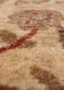 aalam red and orange wool hand knotted Rug - CloseUp aalam red and orange wool hand knotted Rug - CloseUp