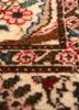 aalam red and orange wool hand knotted Rug - CloseUp