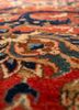 aalam gold wool hand knotted Rug - CloseUp