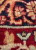 aalam beige and brown wool hand knotted Rug - CloseUp