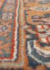 aalam blue wool hand knotted Rug - CloseUp aalam blue wool hand knotted Rug - CloseUp